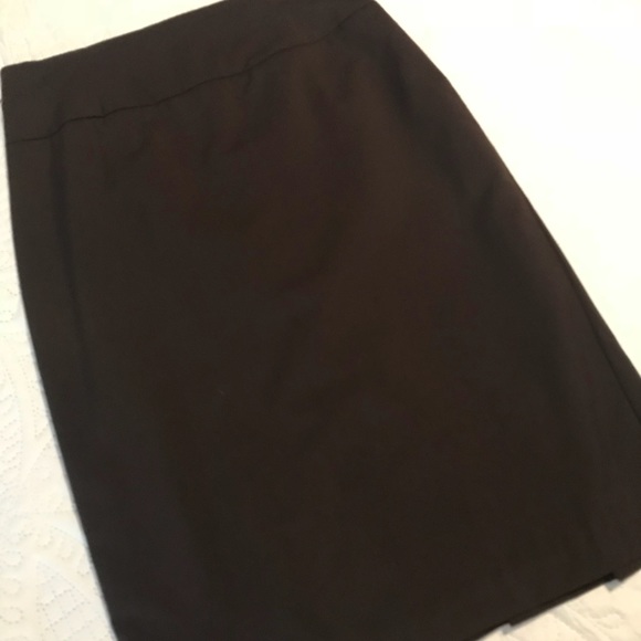 Worthington Dresses & Skirts - Dark brown pencil skirt — high wasted to be belted